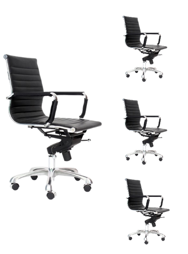 EAMES SILLA OFICINA RB REPLICA CADIZ set 4 - M25 *agotado en cafe