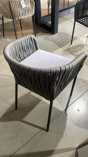 PUNTA MITA SILLA PARA EXTERIOR cuerda ancha - X23 *pieza única