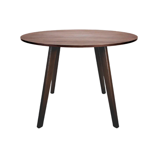 [MESA2843815 NOGAL] CONTEMPO MESA DE COMEDOR CIRCULAR 100 TONO NOGAL - JM26.