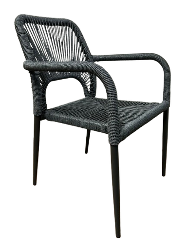 ALOHA SILLA PARA EXTERIOR APILABLE gris - MO26 *Quedan pocas