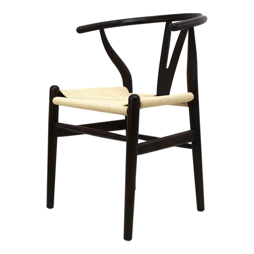 WISHBONE SILLA REPLICA negra/natural - JM26
