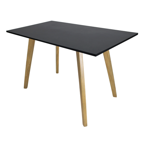 FRANK MESA DE COMEDOR RECTANGULAR 120x70 negro - JM26 - Quedan pocos