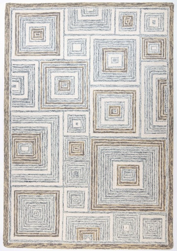 [11002] VANI D2002 BEIGE GRIS 200*290 TAPETE - LN26 - Quedan pocos